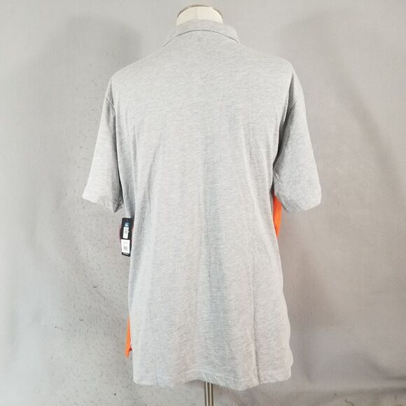 Colosseum UM University of Miami polo shirt men's 2xl xxl orange gray NEW - Picture 7 of 12
